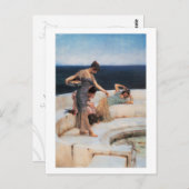 Silberfavoriten von Lawrence Alma-Tadema Postkarte (Vorne/Hinten)