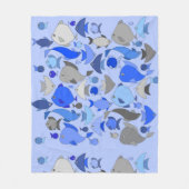 Silberfisch Fleecedecke (Vorderseite)