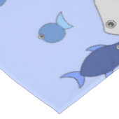 Silberfisch Tischdecke (Schrägansicht)