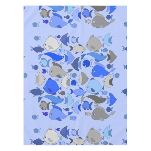 Silberfisch Tischdecke (Vorderseite)