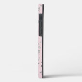 Silberflitter Glitzer Case-Mate iPhone Hülle (Rückseite / Links)