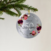 Silberflorale, geometrisch, monogramm keramik ornament