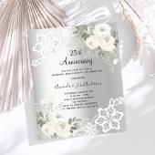 Silberfloralen 25. Hochzeitstag Einladung