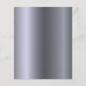 Silberfloralen 25. Hochzeitstag Einladung (Rückseite)