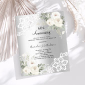 Silberfloralen 60. Hochzeitstag Einladung