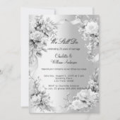Silberfloralen Verlängerung des Gelübdes Einladung (Vorderseite)
