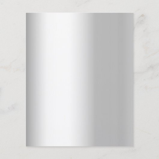 Silberflorieren Weihnachten Party Einladung (Rückseite)