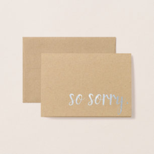 Silberfolie Folienkarte