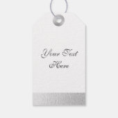 Silberfolie Geschenkanhänger (Rückseite)