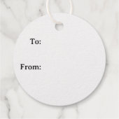 Silberfolie-Geschenkanhänger 12er-Packung Geschenkanhänger (Rückseite)