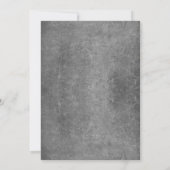 Silberfolie-Lichter Glitzer Hochzeit lädt ein Einladung (Rückseite)