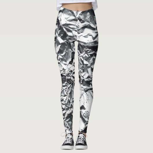 Silberfolie Nr. 1 Leggings (Vorderseite)