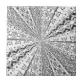 Silberfolie Swirl Fliese (Vorderseite)