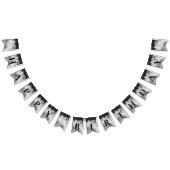 Silberfolie und schwarzer Tropfer Glitzer Geburtst Wimpelkette (Alle)