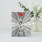 Silberfrau Postkarte (Stehend Vorderseite)