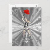 Silberfrau Postkarte (Vorne/Hinten)