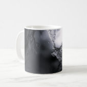 Silberfrost Abstrakt Kaffeetasse (Vorderseite Links)