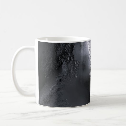Silberfrost Abstrakt Kaffeetasse (Links)