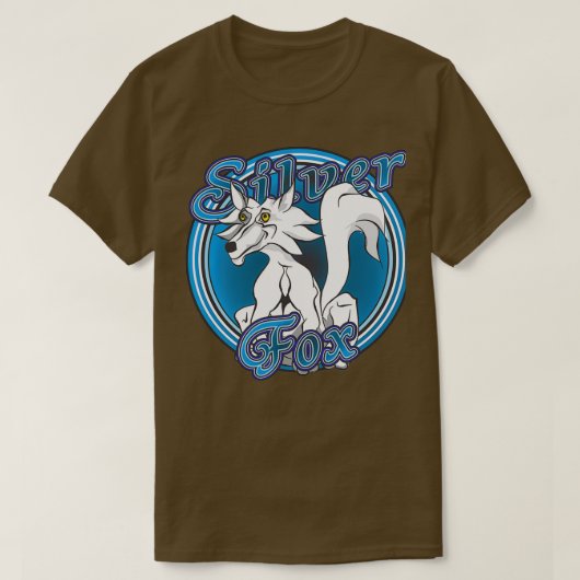Silberfuchs 2 T-Shirt (Design vorne)