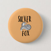 Silberfuchs Button (Vorderseite)