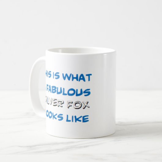 Silberfuchs, fabelhaft kaffeetasse (Vorderseite Links)