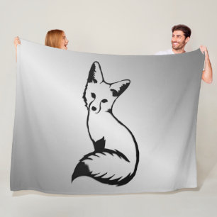 Silberfuchs Fleecedecke