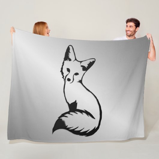 Silberfuchs Fleecedecke (Beispiel)