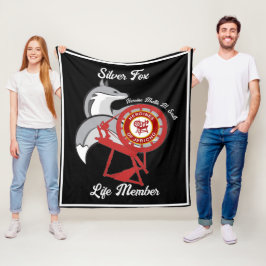 Silberfuchs Fleecedecke