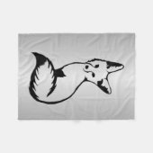 Silberfuchs Fleecedecke (Vorderseite (Horizontal))