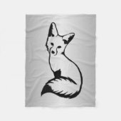 Silberfuchs Fleecedecke (Vorderseite)