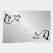 Silberfuchs Geschirrtuch (Horizontal)