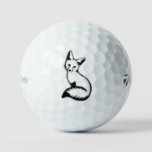Silberfuchs Golfball (Vorderseite)