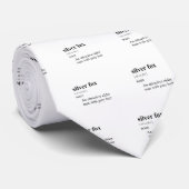 SILBERFUCHS KRAWATTE (Gerollt)