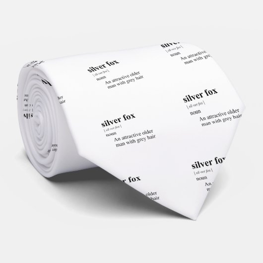 SILBERFUCHS KRAWATTE (Gerollt)