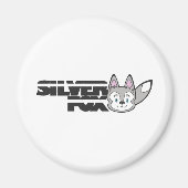 Silberfuchs-Logo Magnet (Vorne)