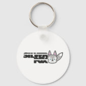 Silberfuchs-Logo Schlüsselanhänger (Vorderseite)