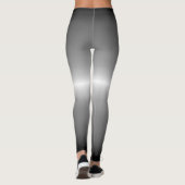 Silberfuchs Mantel grauer Ombre Pastell Leggings (Rückseite)