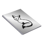 Silberfuchs Notizblock (Rechte Seite)