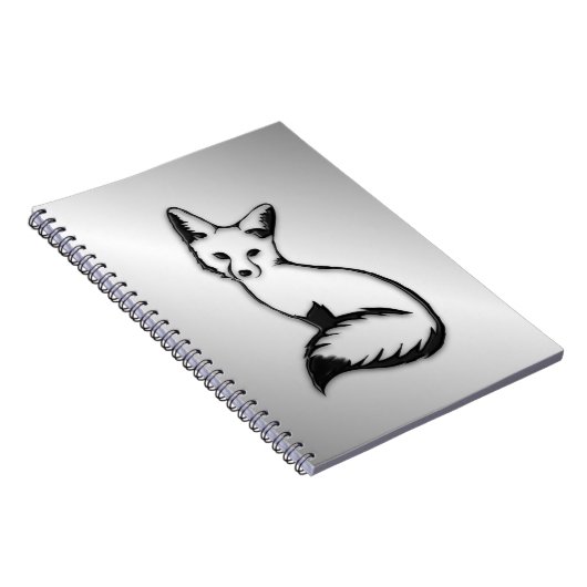 Silberfuchs Notizblock (Rechte Seite)