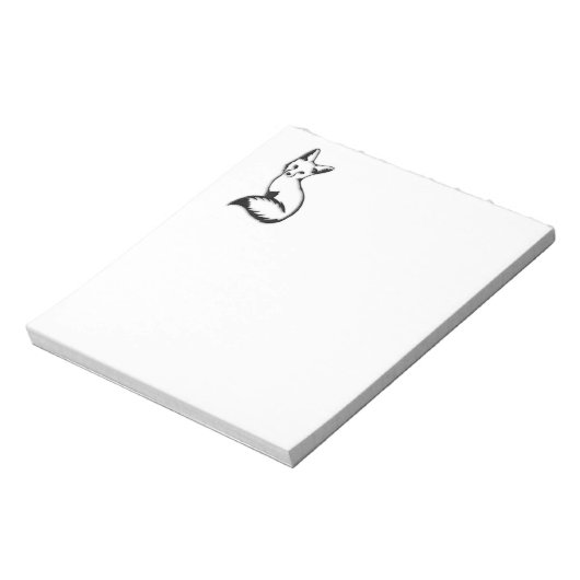 Silberfuchs Notizblock (Rotiert)