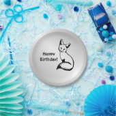 Silberfuchs Pappteller (Party)