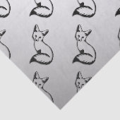 Silberfuchs Seidenpapier (Ausschnitt)