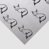 Silberfuchs-Tissue-Papier Seidenpapier (Ausschnitt)