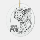 SILBERFUCHS VINTAGE KERAMIKORNAMENT (Links)