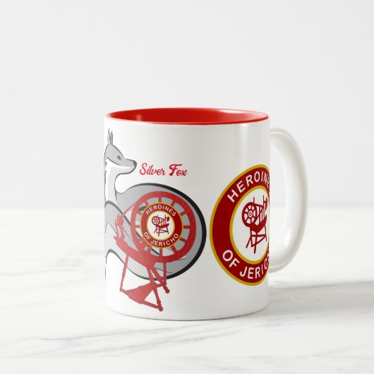 Silberfuchs Zweifarbige Tasse (VorderseiteRechts)