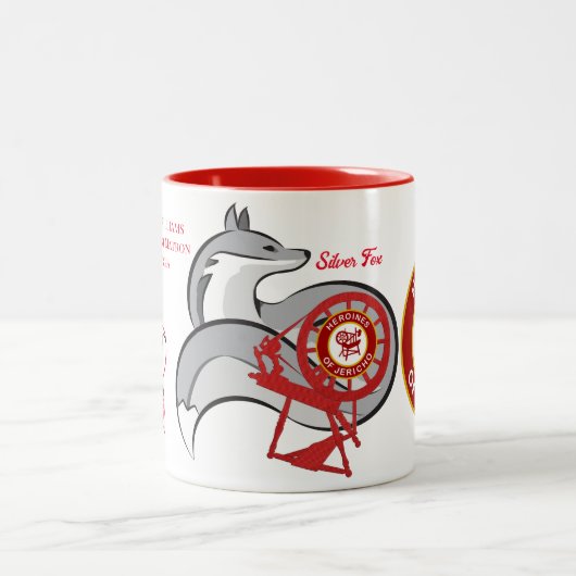 Silberfuchs Zweifarbige Tasse (Mittel)