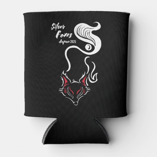 Silberfüchse Stubby Holder Dosenkühler (Vorderseite)