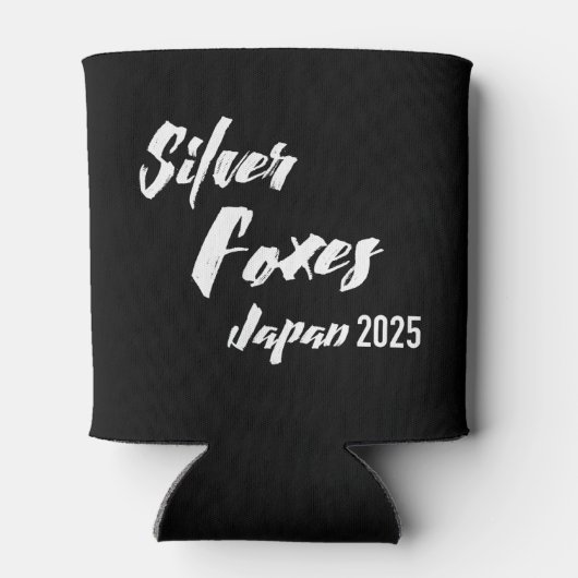 Silberfüchse Stubby Holder Dosenkühler (Rückseite)