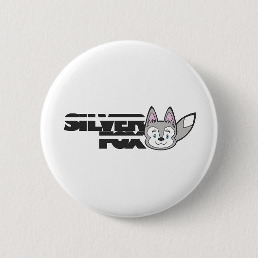 Silberfuchslogo Button (Vorderseite)