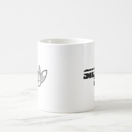 Silberfuchslogo Kaffeetasse (Mittel)
